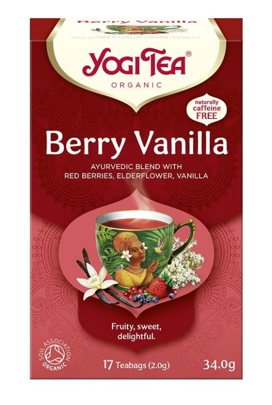 Herbata Yogi Tea Berry Vanilla - wanilia z owocami