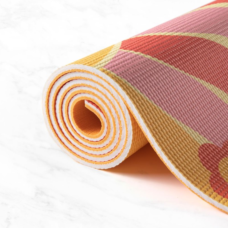 Zestaw do jogi myga Groovy Yoga Set: mata, klocek, pasek