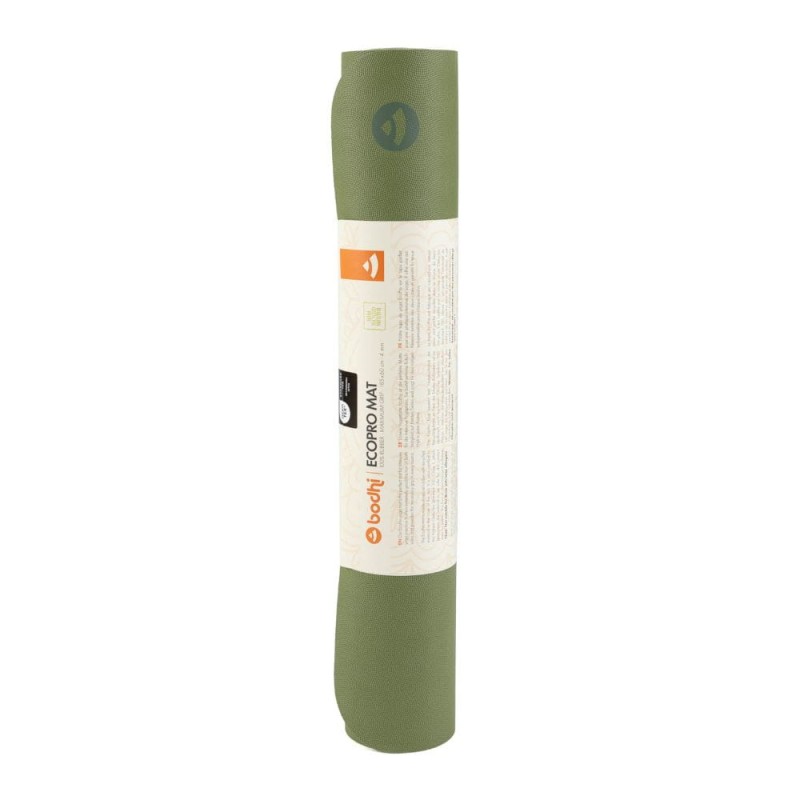 Kauczukowa mata do jogi Bodhi EcoPro 4mm - oliwkowy
