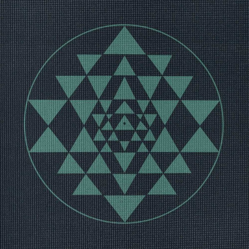 Mata do jogi Bodhi Leela 4,5mm - yantra granatowy