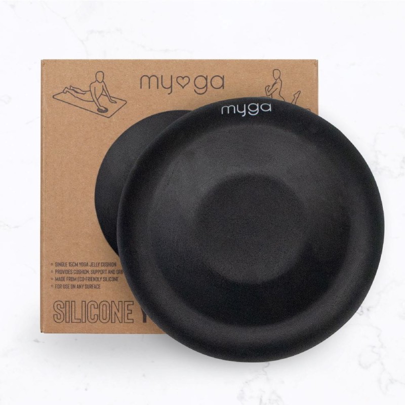 Podkładka żelowa do jogi myga Support Pad – czarny