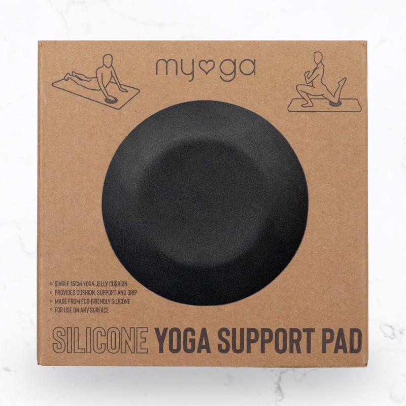 Podkładka żelowa do jogi myga Support Pad – czarny