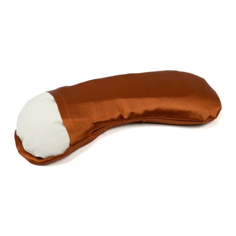 Jedwabna poduszeczka na oczy z lawendą Bodhi - miedziany