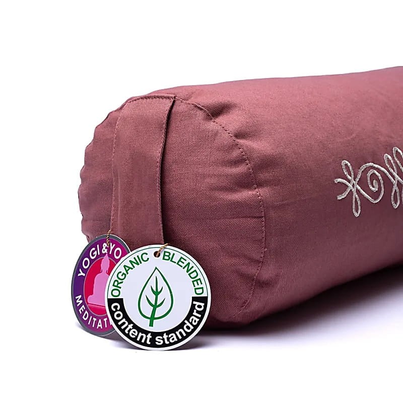 Wałek do jogi / Bolster Różowy Lotos