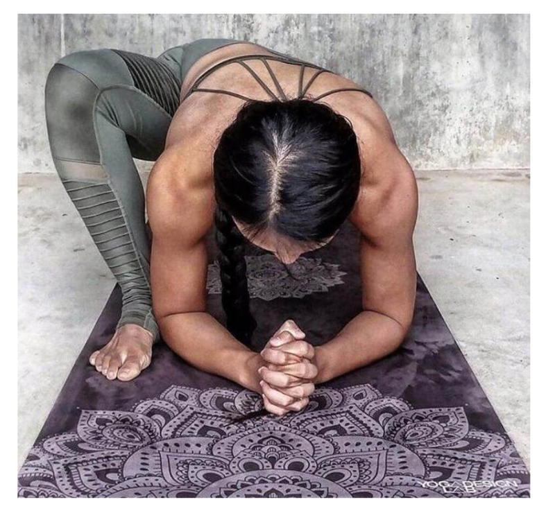 Mata do jogi Yoga Design Lab Combo 3,5 mm - Mandala Black