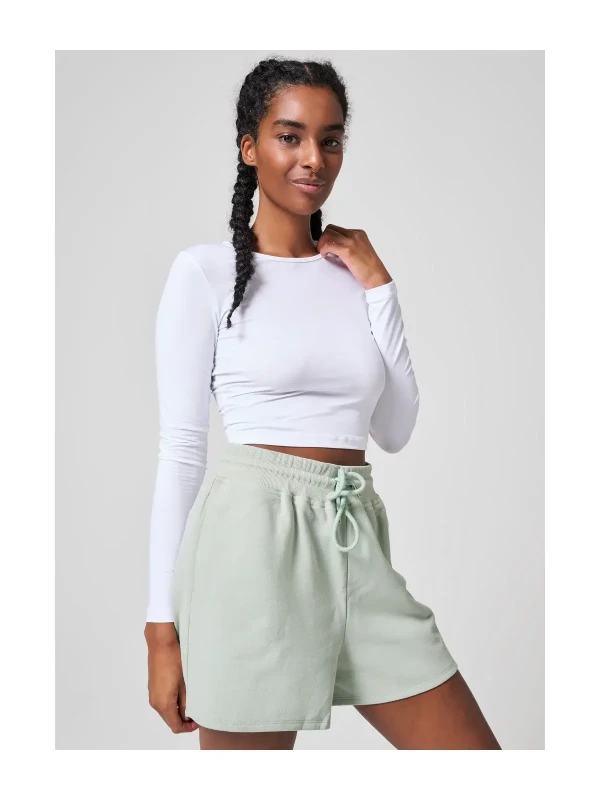 Koszulka Casall Crop Long Sleeve