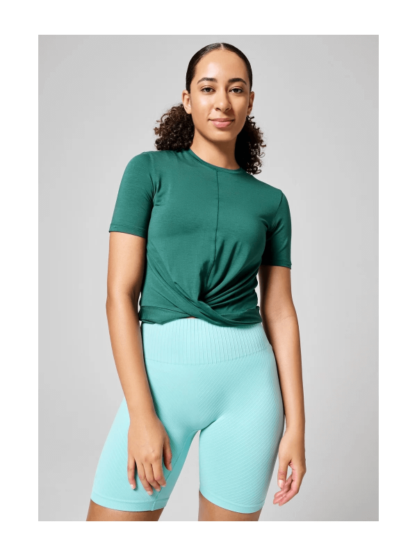 Koszulka Casall Delight Short Wrap Tee
