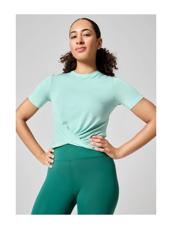 Koszulka Casall Delight Short Wrap Tee