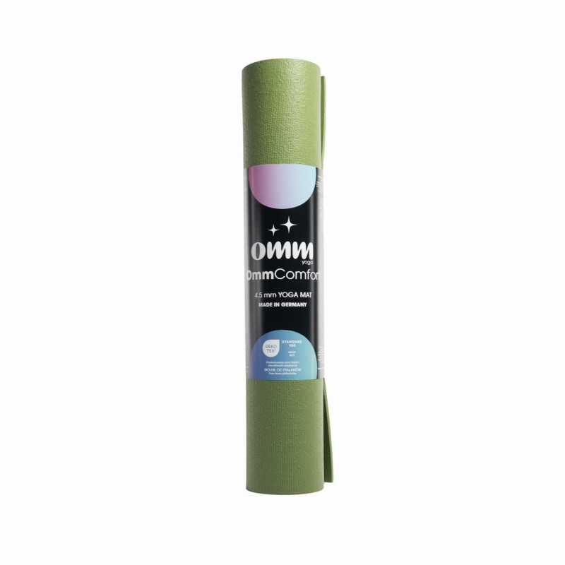 Mata do jogi OmmYoga Comfort 4,5mm - Olive Green