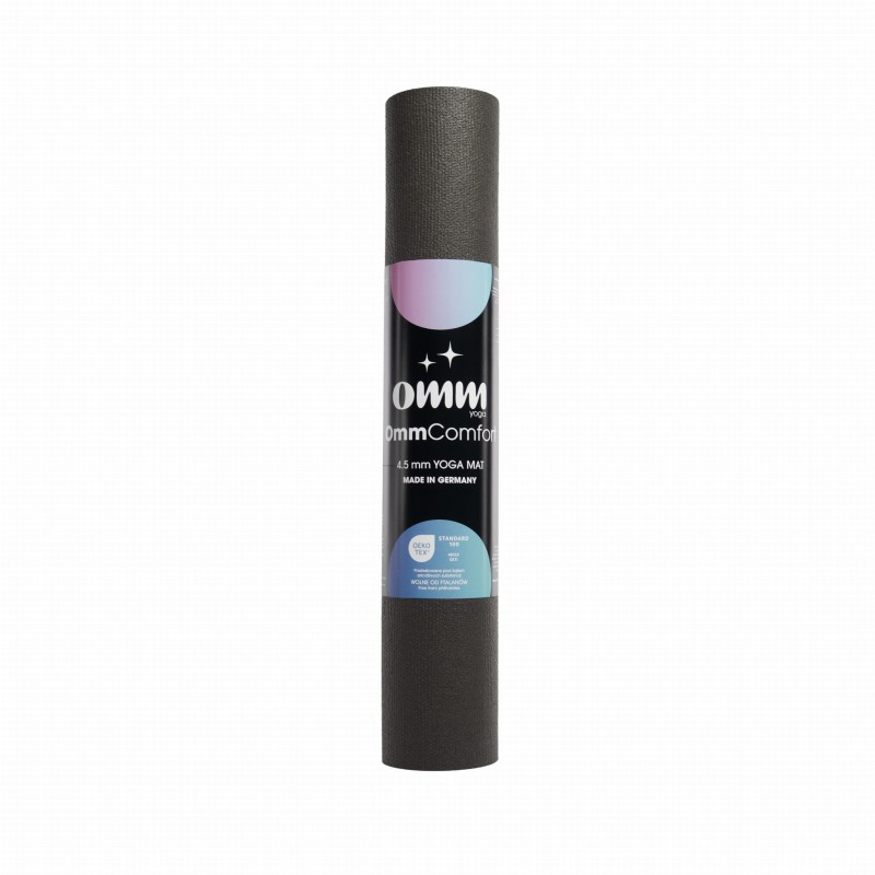 Mata do jogi OmmYoga Comfort 4,5mm - Grey
