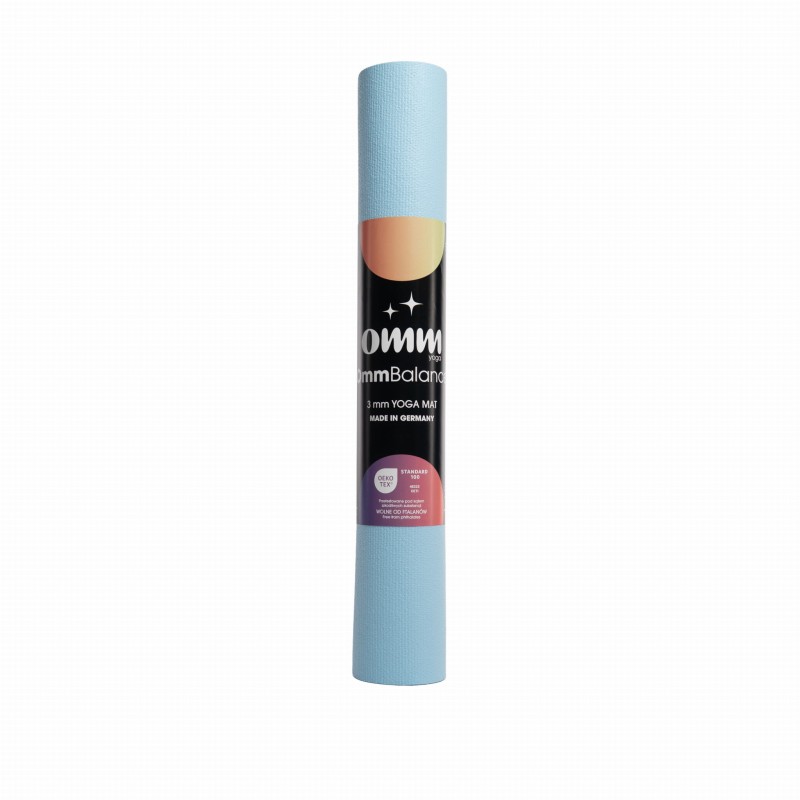 Mata do jogi OmmYoga Balance 3mm - Light Blue