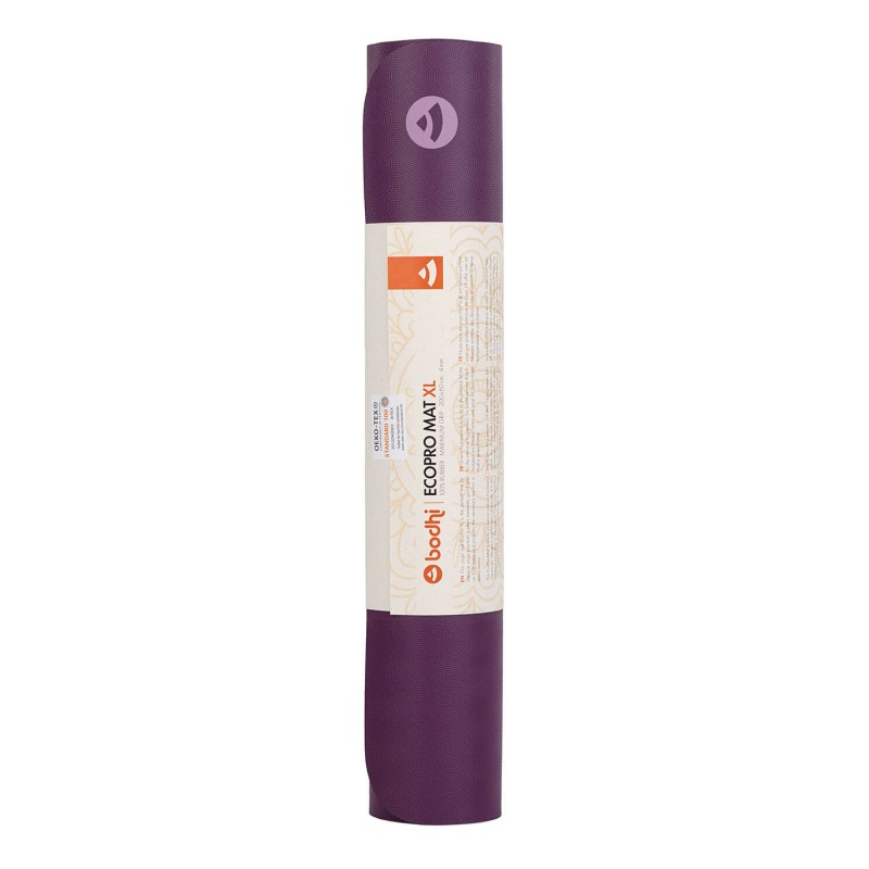 Kauczukowa mata do jogi Bodhi EcoPro XL 200cm 4mm - fioletowy