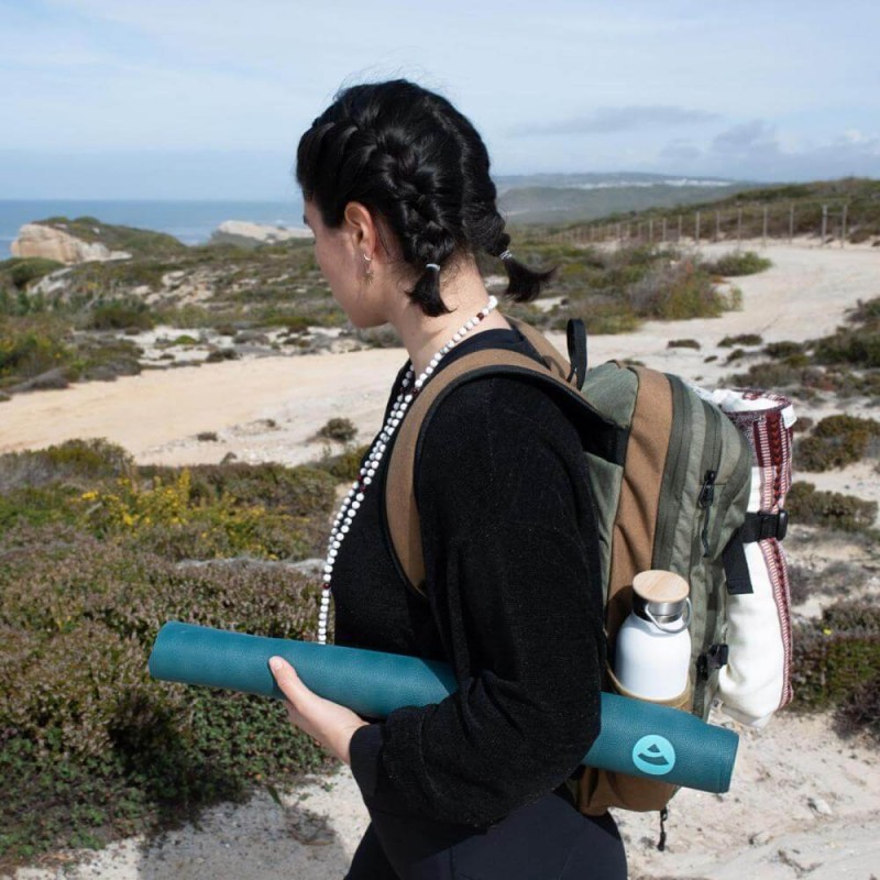 Kauczukowa mata do jogi Bodhi EcoPro Travel 1,3mm - miętowy