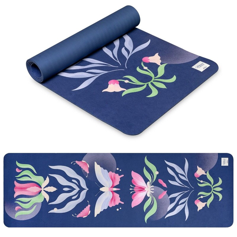 Mata do jogi i ćwiczeń Spokey 4mm - The Bloom Mat