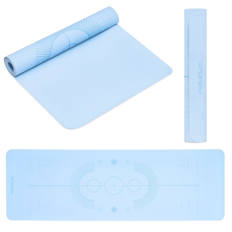 Mata fitness do ćwiczeń i jogi Spokey 4mm - Mandala