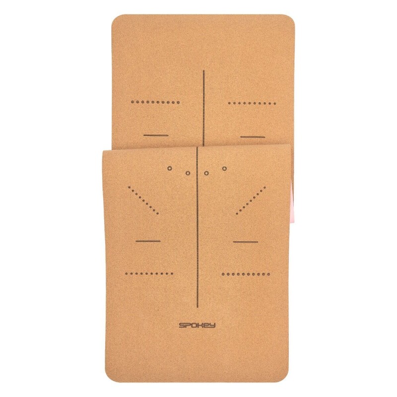 Mata fitness korkowa do ćwiczeń i jogi Spokey 4mm - Savasana