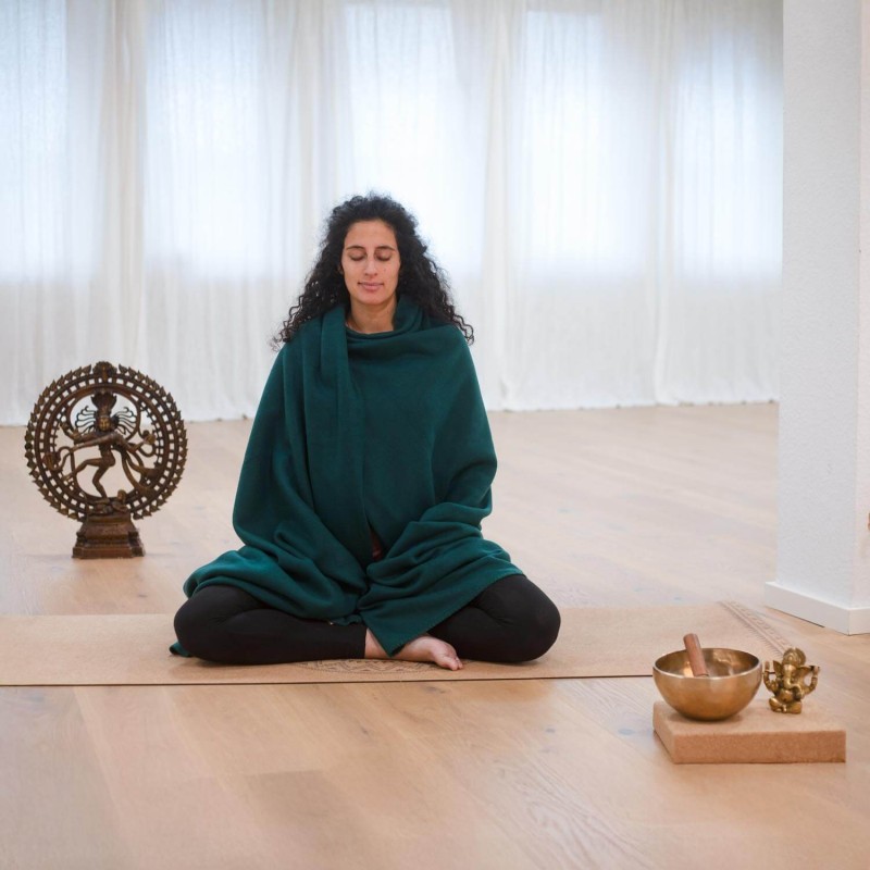 Koc do jogi Bodhi Asana - granatowy