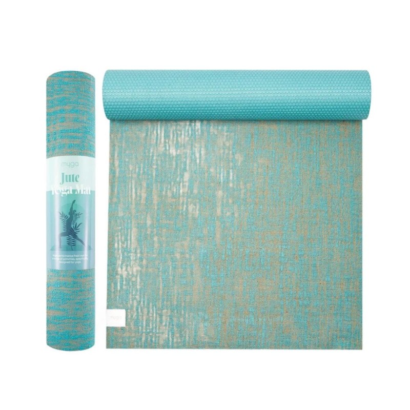 Mata do jogi myga Jute 5mm - turkusowy