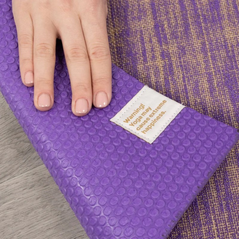 Mata do jogi myga Jute 5mm - fioletowy