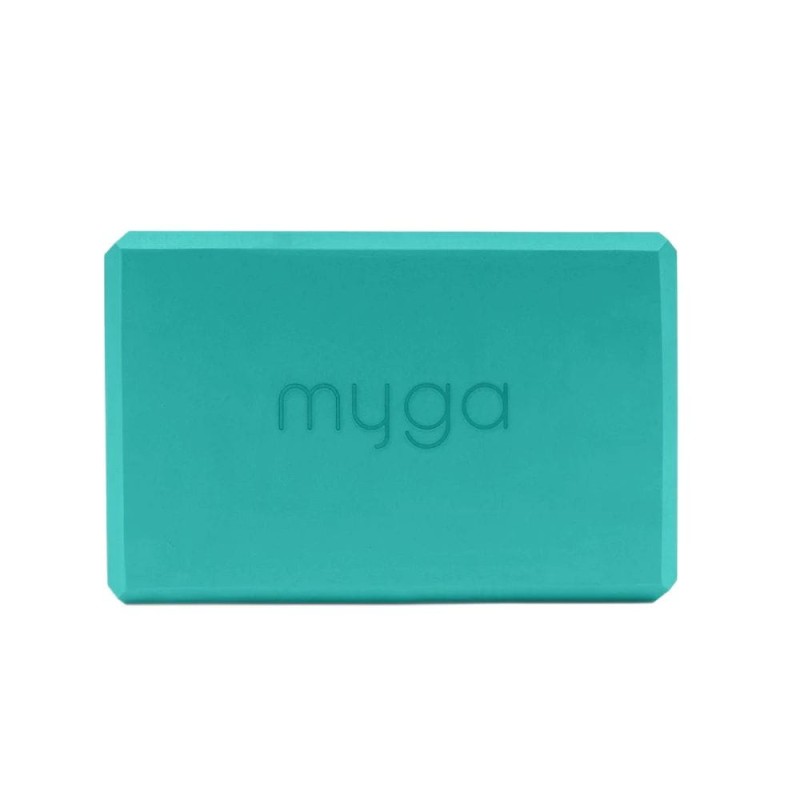 Klocek do jogi myga Foam Block - turkusowy