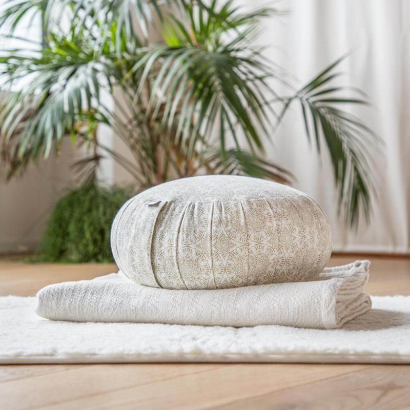 Poduszka do medytacji Bodhi Zafu Maharaja - ecru