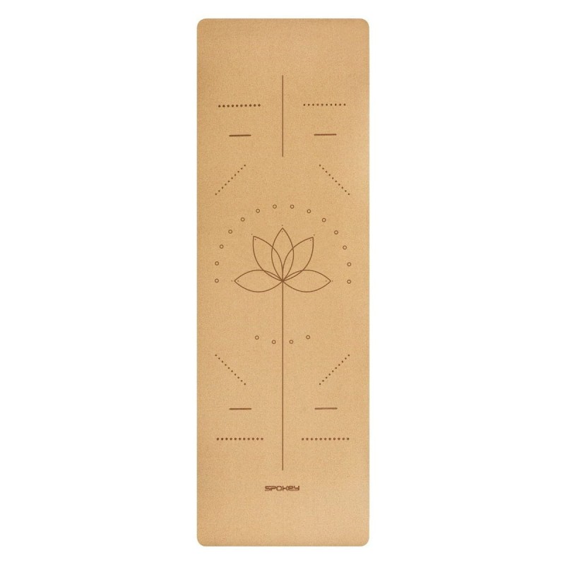 Mata fitness korkowa do ćwiczeń i jogi Spokey 4mm - Savasana