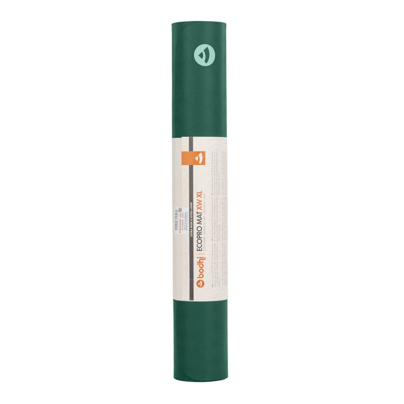 Kauczukowa mata do jogi Bodhi EcoPro XL XW 4mm - 200x66 cm - miętowy