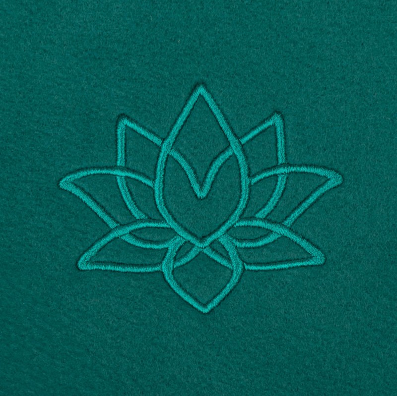Koc do jogi Bodhi Asana - butelkowa zieleń