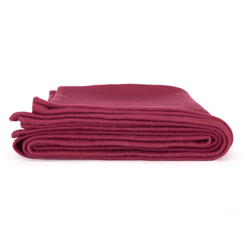 Bawełniany koc do jogi Bodhi Shavasana - burgundowy