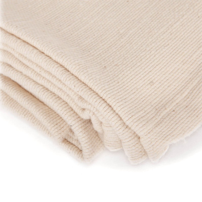 Bawełniany koc do jogi Bodhi Shavasana - ecru