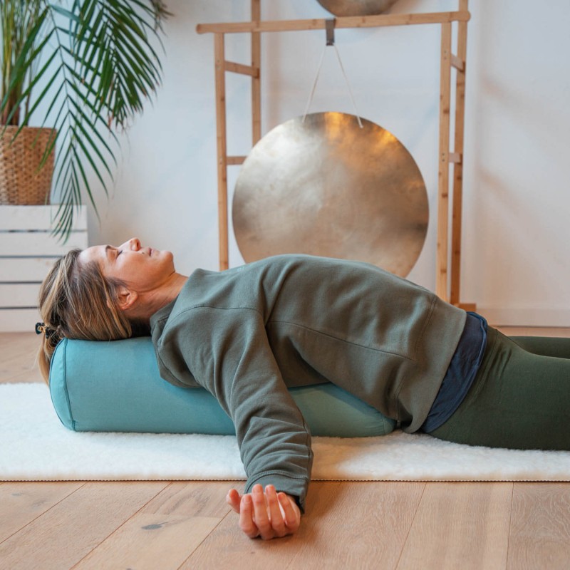 Wałek do jogi Bolster Bodhi ECO - fioletowy