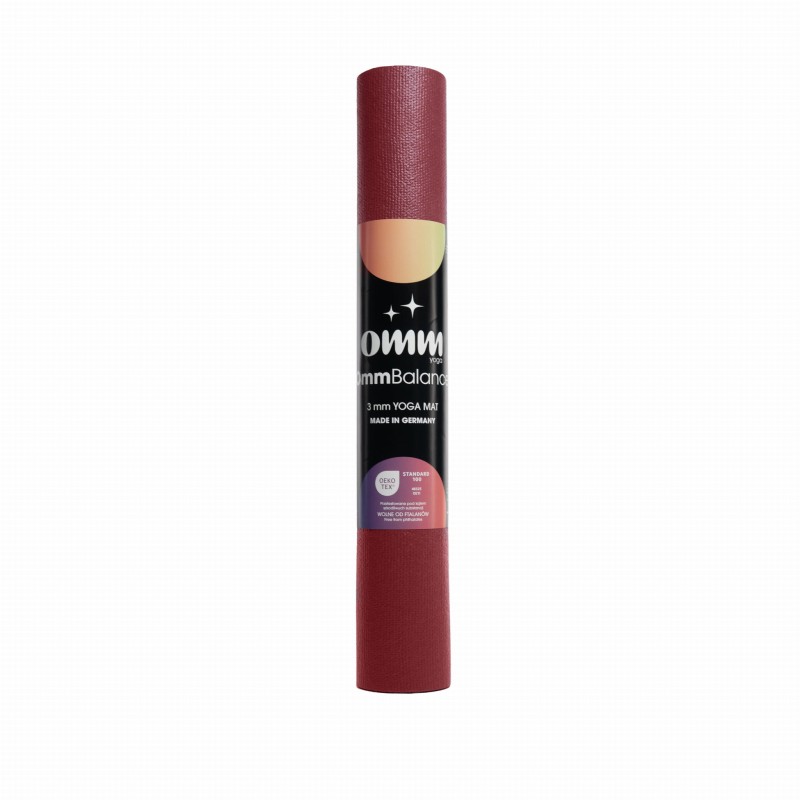 Mata do jogi OmmYoga Comfort 3mm - Red
