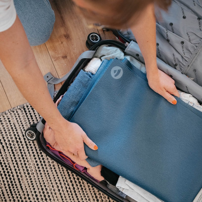 Mata do jogi Bodhi Rishikesh Travel 2mm - fioletowy