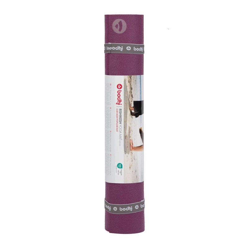 Mata do jogi Bodhi Rishikesh Premium XL 4,5mm - długa 200cm- fioletowy