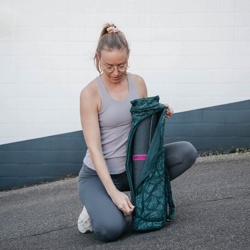 Bawełniana torba na matę do jogi Bodhi Asana Bag 80 - zielony