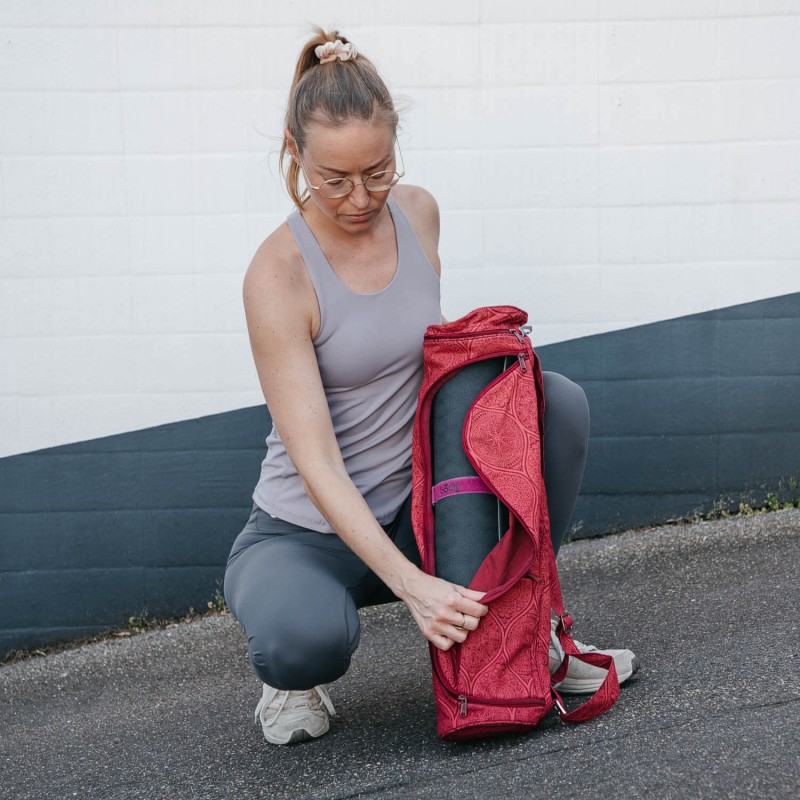 Bawełniana torba na matę do jogi Bodhi Asana Bag 70 - ecru