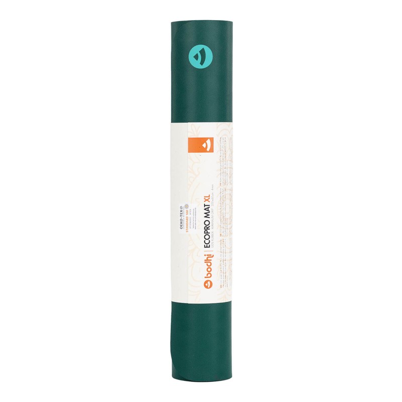 Kauczukowa mata do jogi Bodhi EcoPro XL 200cm 4mm - miętowy