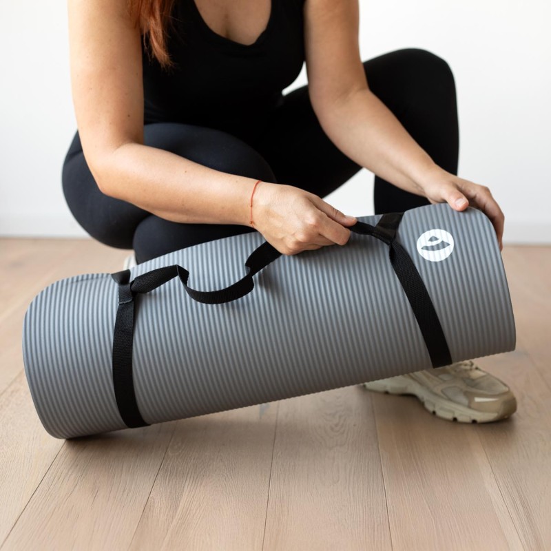 Mata do pilatesu Bodhi XL 1,5 cm – szary
