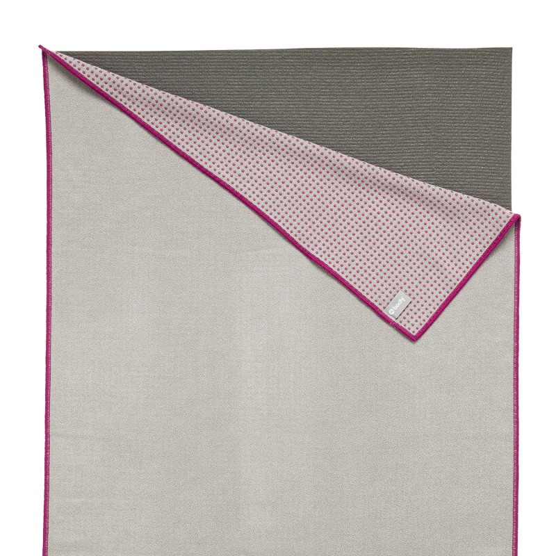 Ręcznik do jogi Bodhi Grip 183 x 61 cm - szary