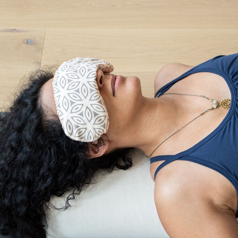 Wegańska poduszeczka na oczy z lawendą Bodhi - ecru