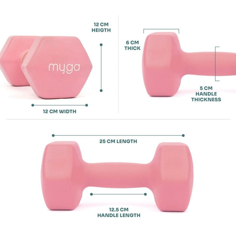 Hantla fitness myga Dumbbell - 7 kg