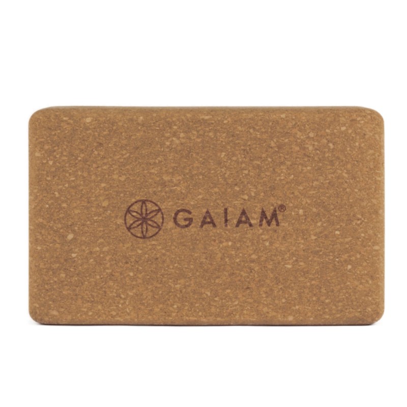 Kostka do jogi z korka Gaiam