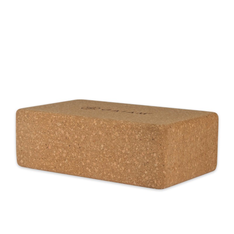 Kostka do jogi z korka Gaiam
