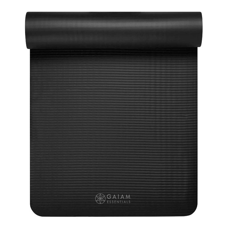 Mata do Pilatesu Gaiam 1cm - czarny