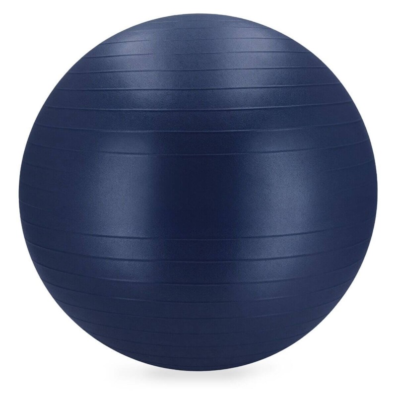 Piłka gimnastyczna z pompką Spokey FitBall 65cm - granatowy