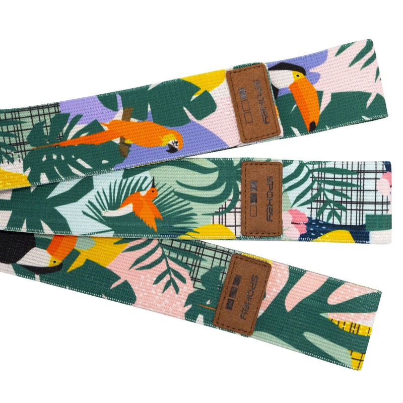 Zestaw 3 oporowych gum materiałowych Spokey Home Jungle Set