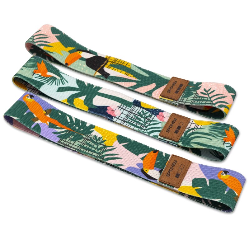 Zestaw 3 oporowych gum materiałowych Spokey Home Jungle Set