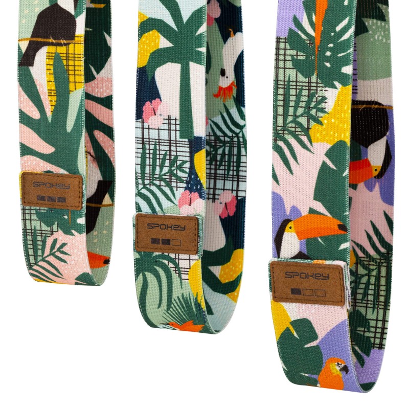 Zestaw 3 oporowych gum materiałowych Spokey Home Jungle Set