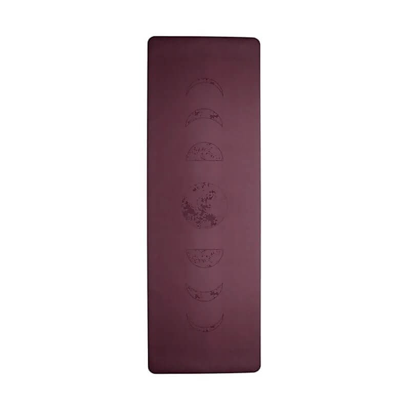 Mata do jogi Yogi & Yogini 3mm Moon Phases - Oberżyna