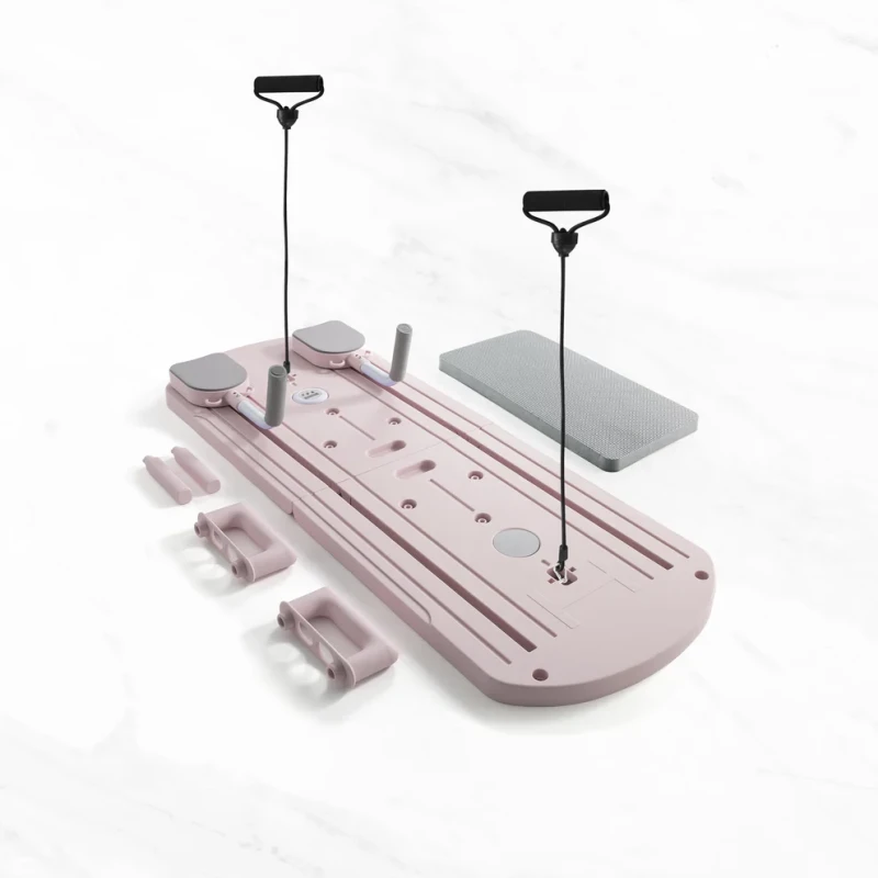 Reformer do pilatesu Myga Portable Pilates Set - różowy